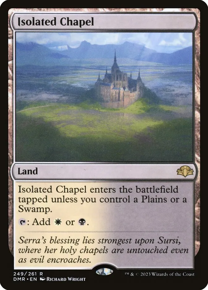2023 Dominaria Remastered Isolated Chapel #249 rare card image
