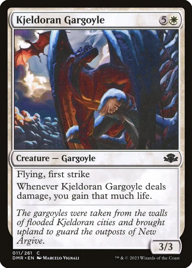 2023 Dominaria Remastered Kjeldoran Gargoyle common #11 common card image