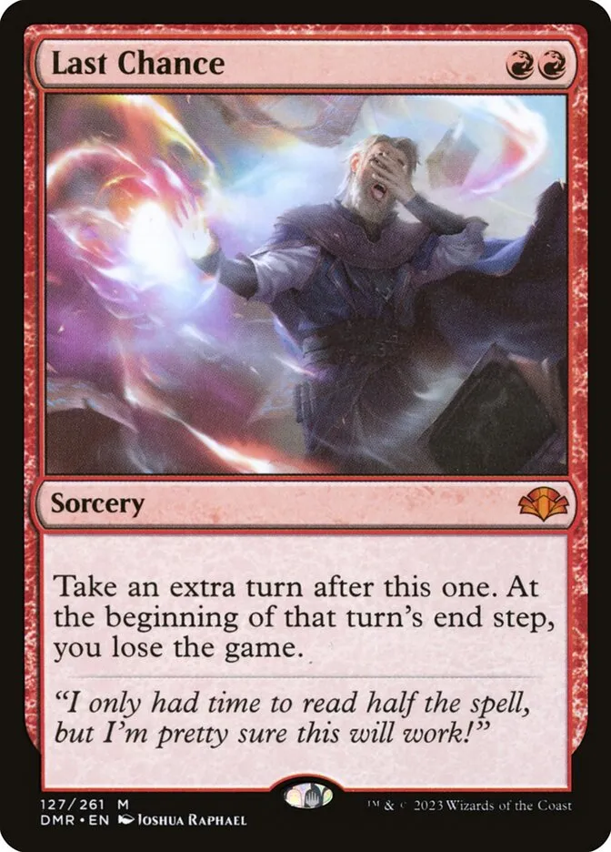 2023 Dominaria Remastered Last Chance #127 mythic card image