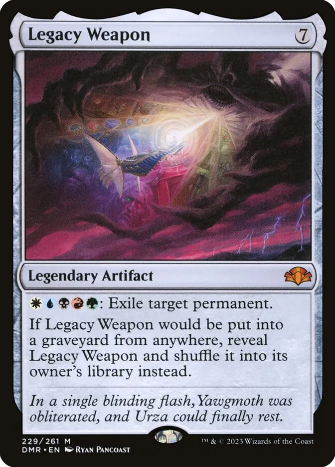 2023 Dominaria Remastered Legacy Weapon #229 mythic card image