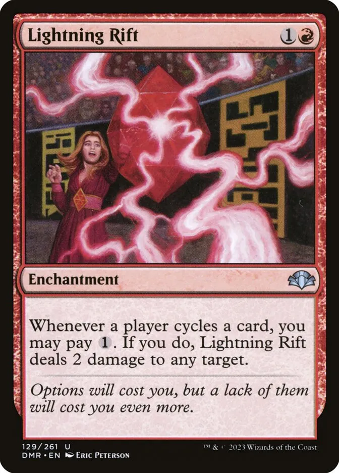 2023 Dominaria Remastered Lightning Rift #129 uncommon card image