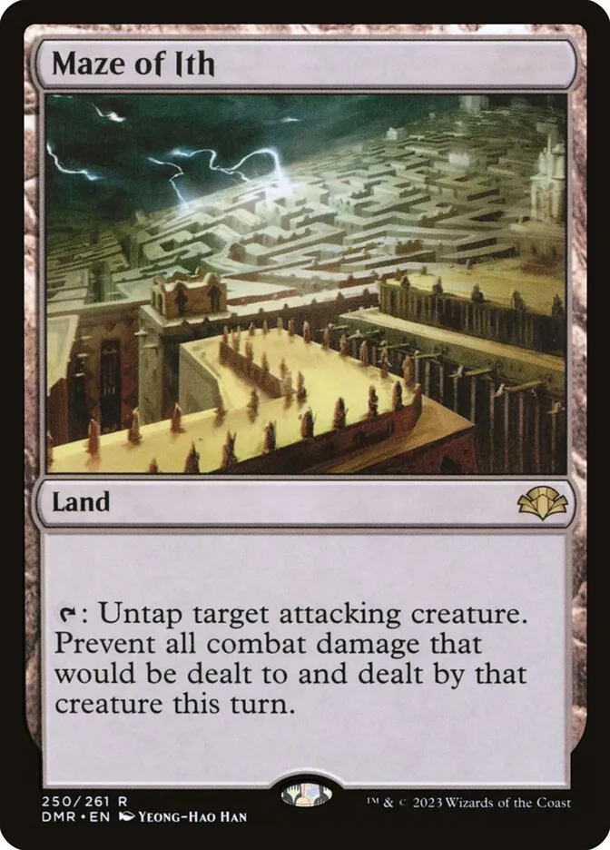 2023 Dominaria Remastered Maze of Ith [Foil] rare #250 rare card image