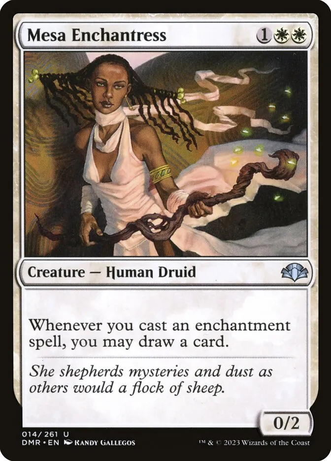 2023 Dominaria Remastered Mesa Enchantress uncommon #14 uncommon card image