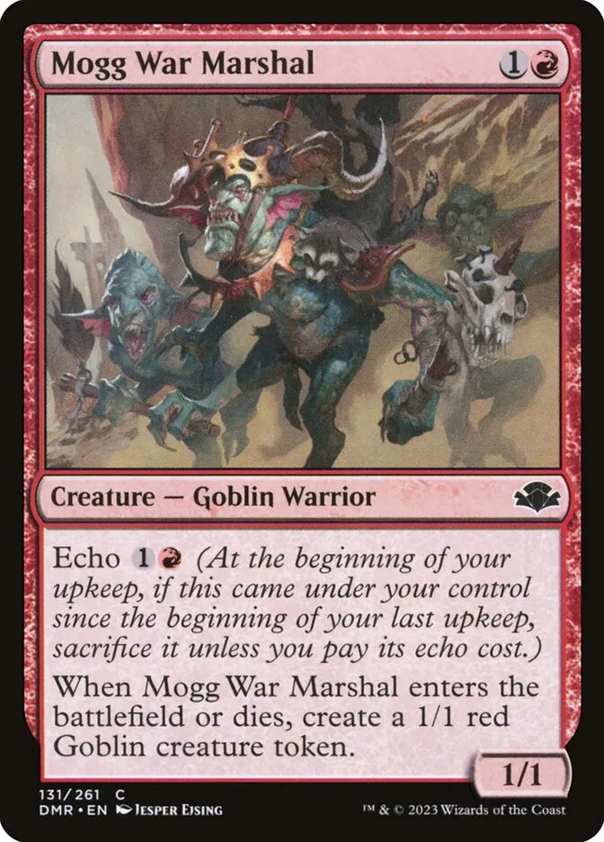 2023 Dominaria Remastered Mogg War Marshal #131 common card image