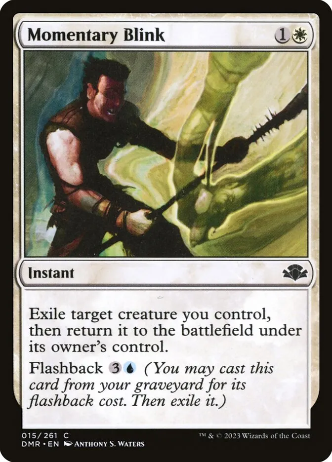2023 Dominaria Remastered Momentary Blink common #15 common card image