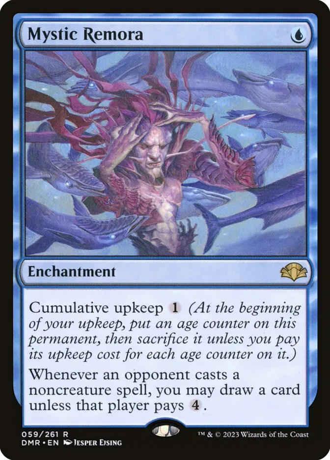 2023 Dominaria Remastered Mystic Remora [Foil] rare #59 rare card image