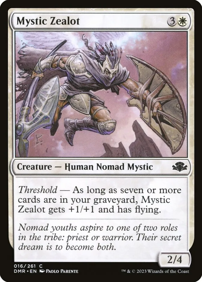 2023 Dominaria Remastered Mystic Zealot common #16 common card image