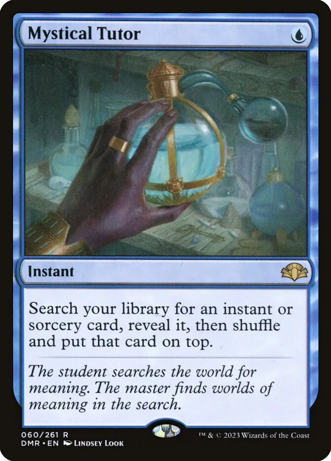 2023 Dominaria Remastered Mystical Tutor #60 rare card image