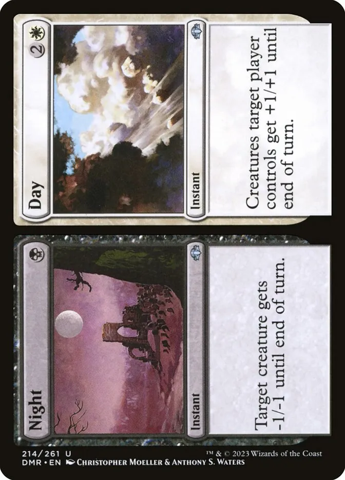 2023 Dominaria Remastered Night // Day #214 uncommon card image