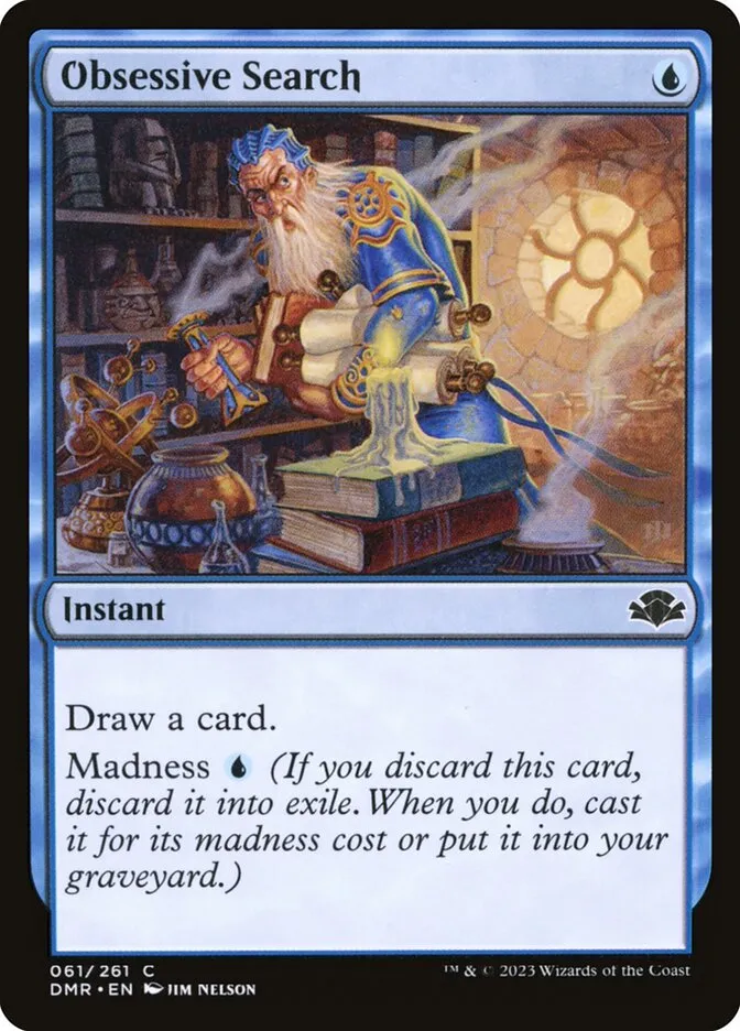 2023 Dominaria Remastered Obsessive Search #61 common card image
