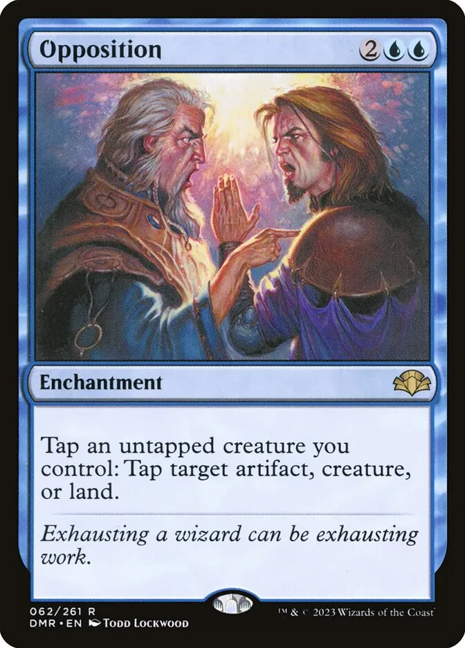 2023 Dominaria Remastered Opposition #62 rare card image
