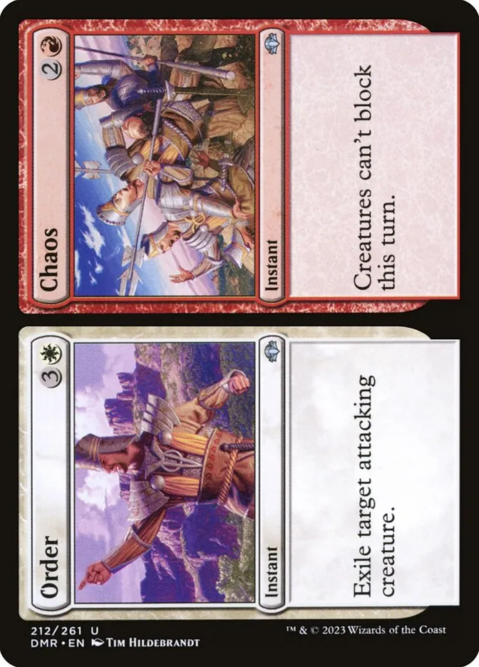 2023 Dominaria Remastered Order // Chaos #212 uncommon card image