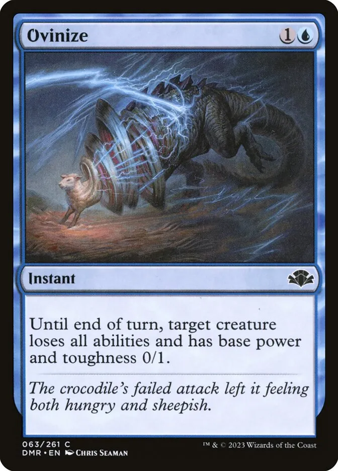 2023 Dominaria Remastered Ovinize #63 common card image