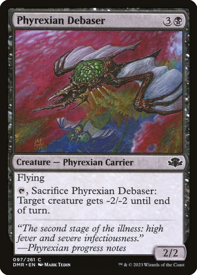 2023 Dominaria Remastered Phyrexian Debaser #97 common card image