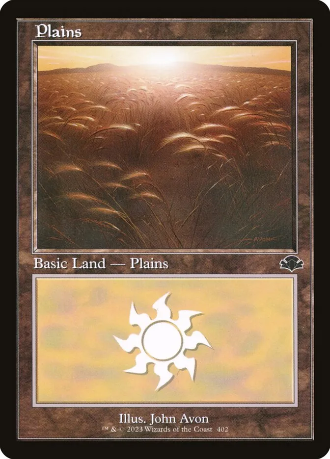 2023 Dominaria Remastered Plains #402 common card image