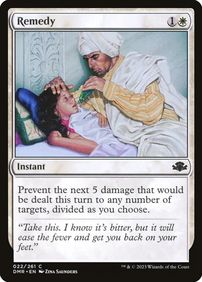 2023 Dominaria Remastered Remedy common #22 common card image