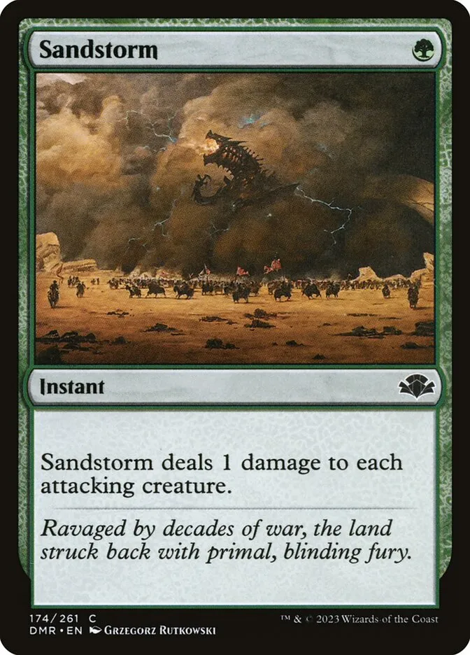 2023 Dominaria Remastered Sandstorm #174 common card image