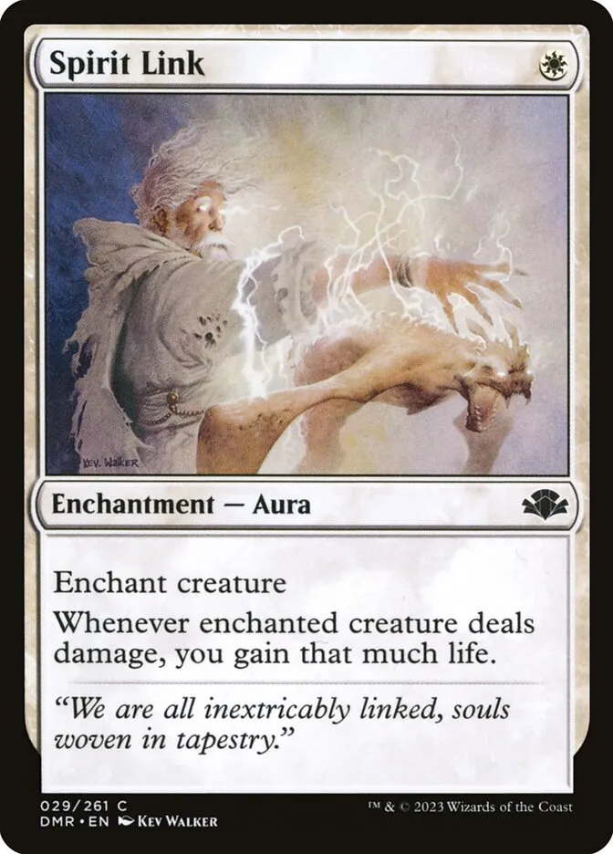 2023 Dominaria Remastered Spirit Link common #29 common card image