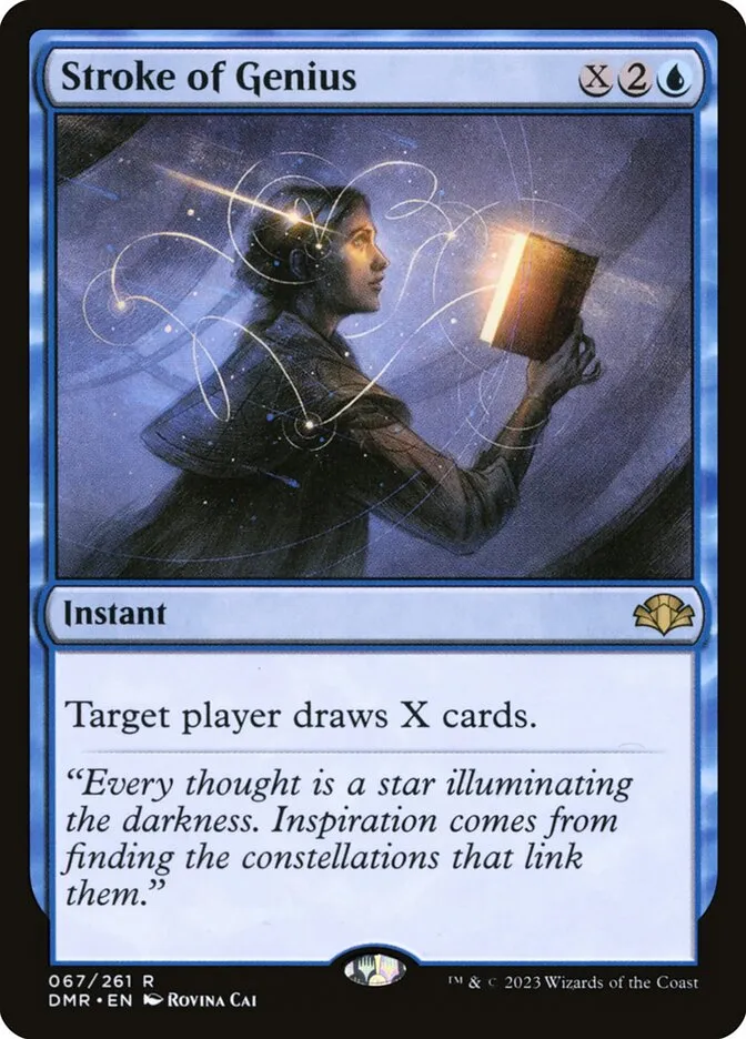 2023 Dominaria Remastered Stroke of Genius #67 rare card image