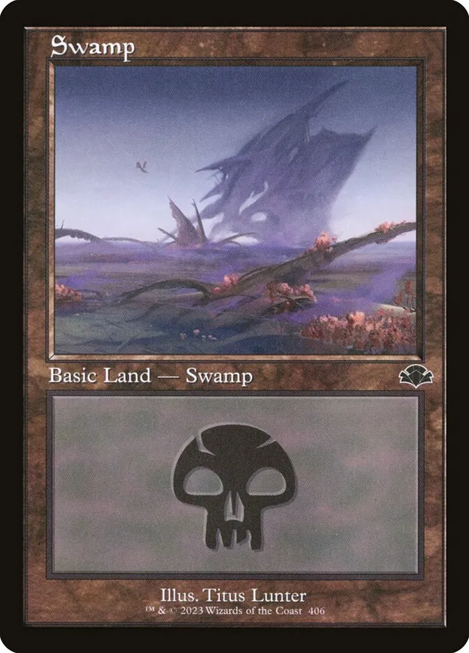 2023 Dominaria Remastered Swamp #406 common card image