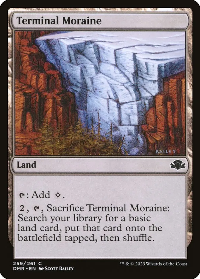 2023 Dominaria Remastered Terminal Moraine #259 common card image