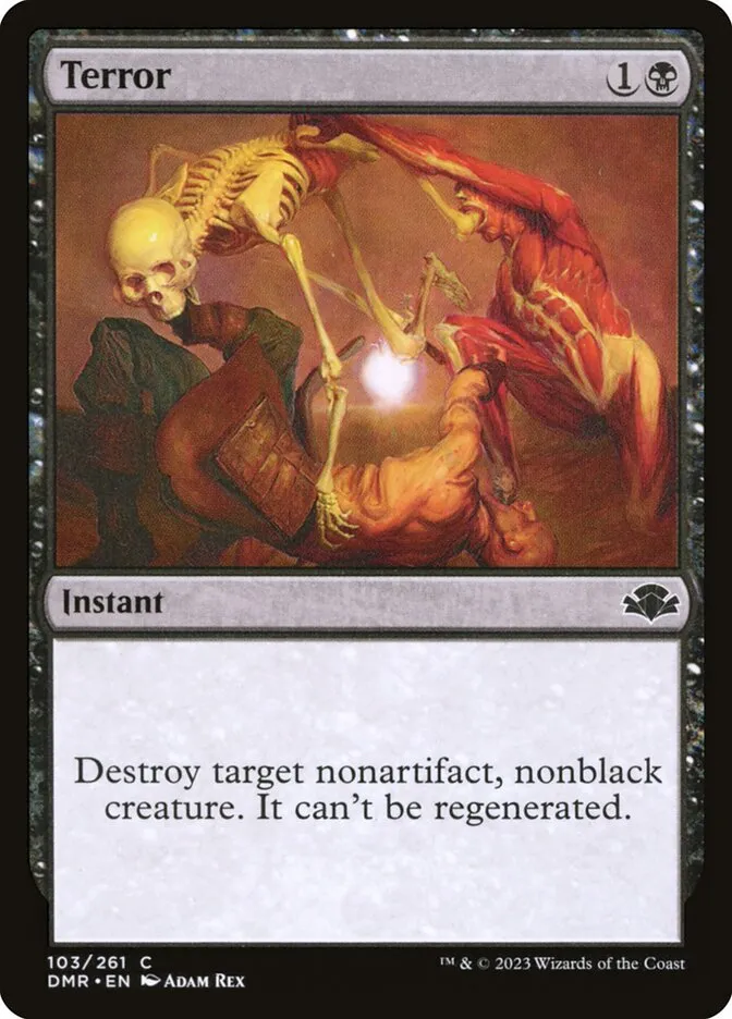 2023 Dominaria Remastered Terror common #103 common card image