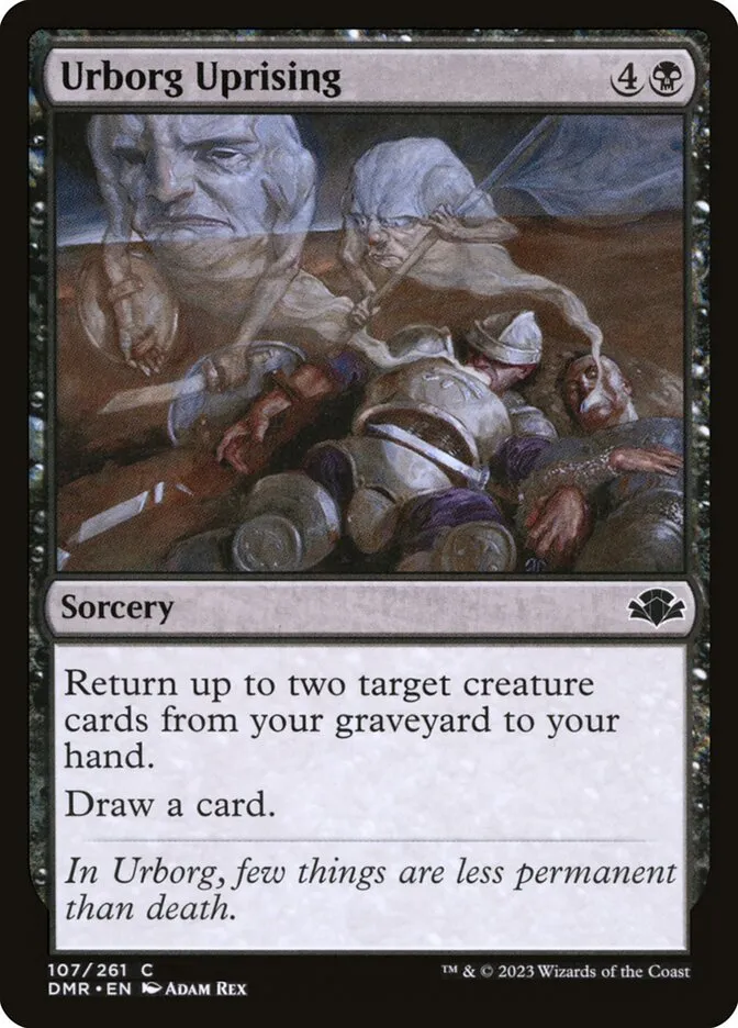 2023 Dominaria Remastered Urborg Uprising #107 common card image