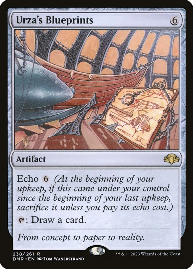 2023 Dominaria Remastered Urza's Blueprints #238 rare card image