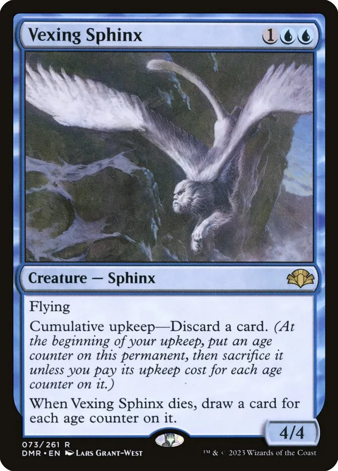 2023 Dominaria Remastered Vexing Sphinx #73 rare card image