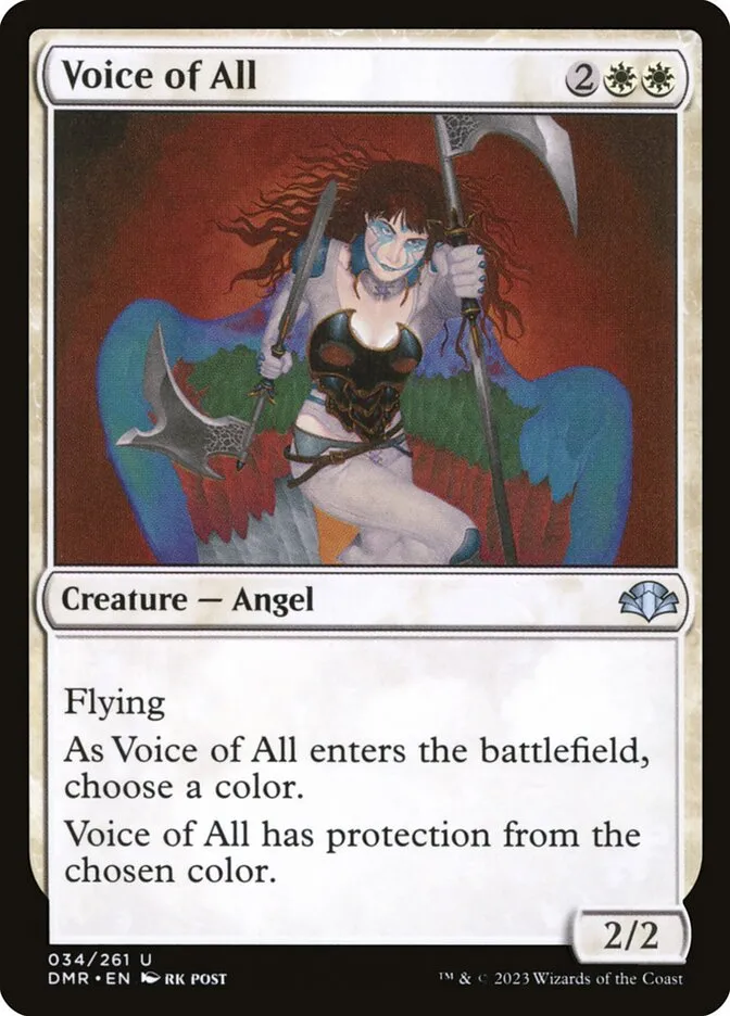2023 Dominaria Remastered Voice of All uncommon #34 uncommon card image