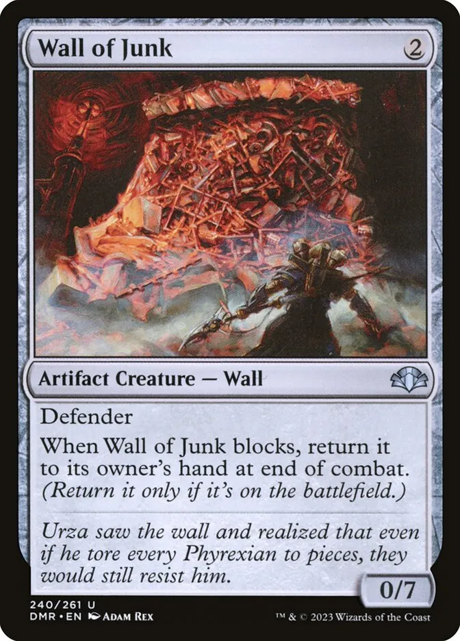 2023 Dominaria Remastered Wall of Junk #240 uncommon card image