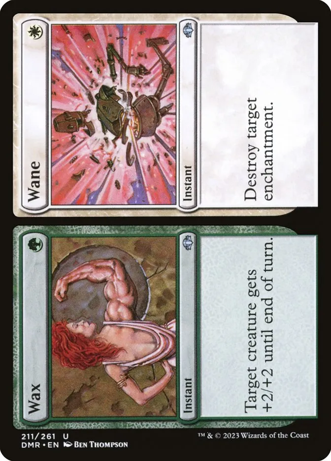 2023 Dominaria Remastered Wax // Wane #211 uncommon card image