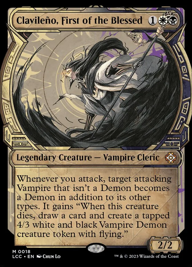 2023 The Lost Caverns of Ixalan Commander Clavileño, First of the Blessed #18 mythic card image