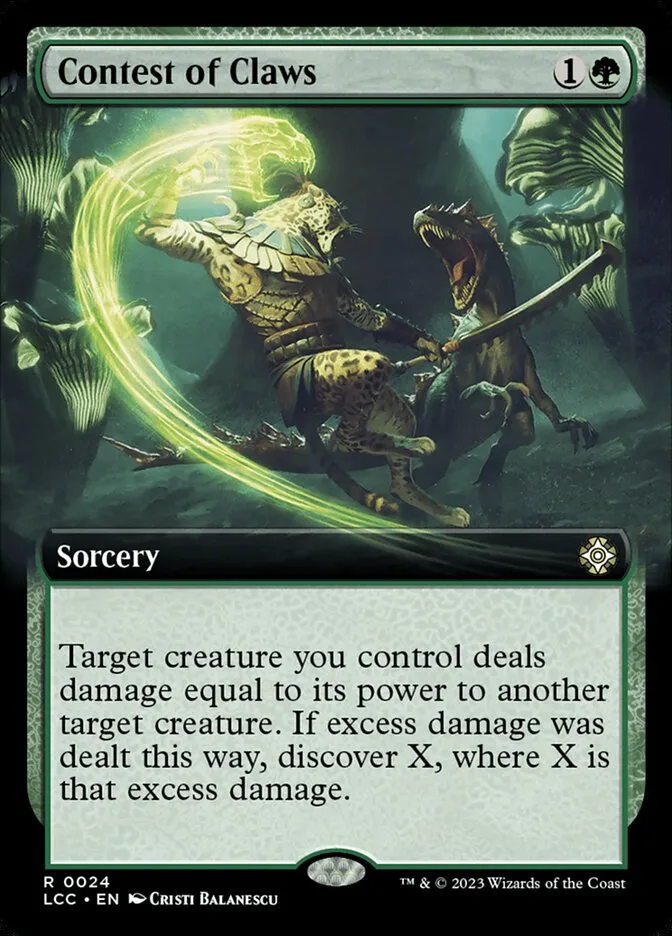 2023 The Lost Caverns of Ixalan Commander Contest of Claws rare #24 rare card image