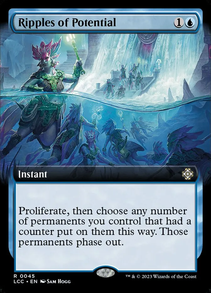 2023 The Lost Caverns of Ixalan Commander Ripples of Potential rare #45 rare card image
