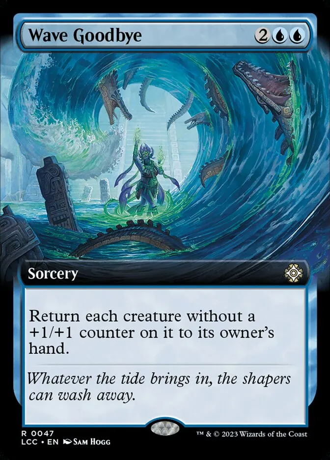 2023 The Lost Caverns of Ixalan Commander Wave Goodbye rare #47 rare card image