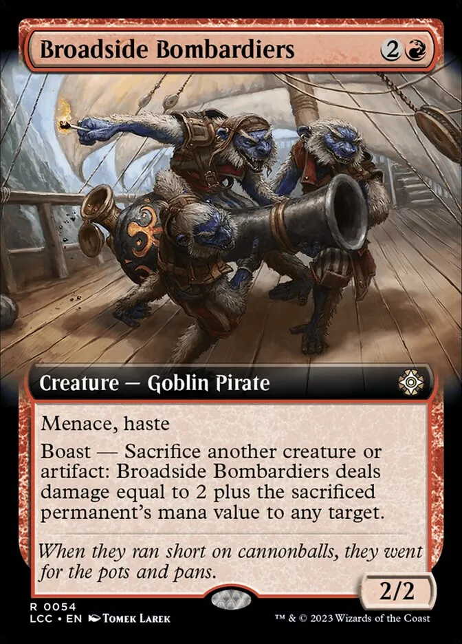 2023 The Lost Caverns of Ixalan Commander Broadside Bombardiers rare #54 rare card image