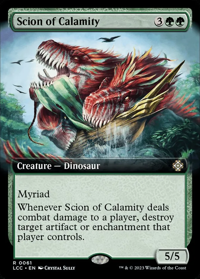 2023 The Lost Caverns of Ixalan Commander Scion of Calamity rare #61 rare card image
