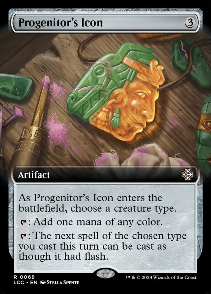 2023 The Lost Caverns of Ixalan Commander Progenitor's Icon rare #68 rare card image