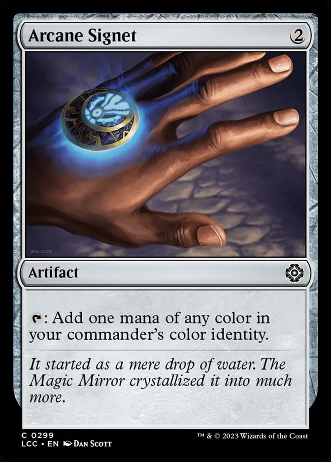 2023 The Lost Caverns of Ixalan Commander Arcane Signet #299 common card image