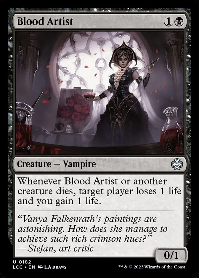 2023 The Lost Caverns of Ixalan Commander Blood Artist #182 uncommon card image
