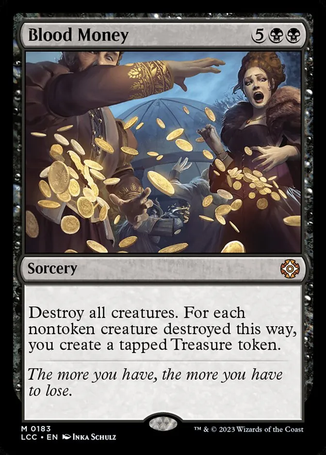 2023 The Lost Caverns of Ixalan Commander Blood Money #183 mythic card image