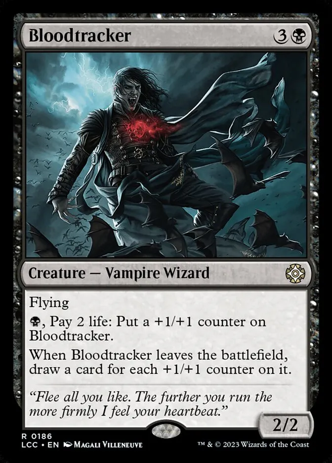 2023 The Lost Caverns of Ixalan Commander Bloodtracker #186 rare card image