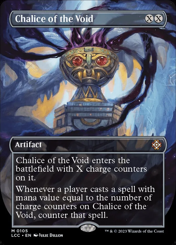 2023 The Lost Caverns of Ixalan Commander Chalice of the Void mythic #105 mythic card image
