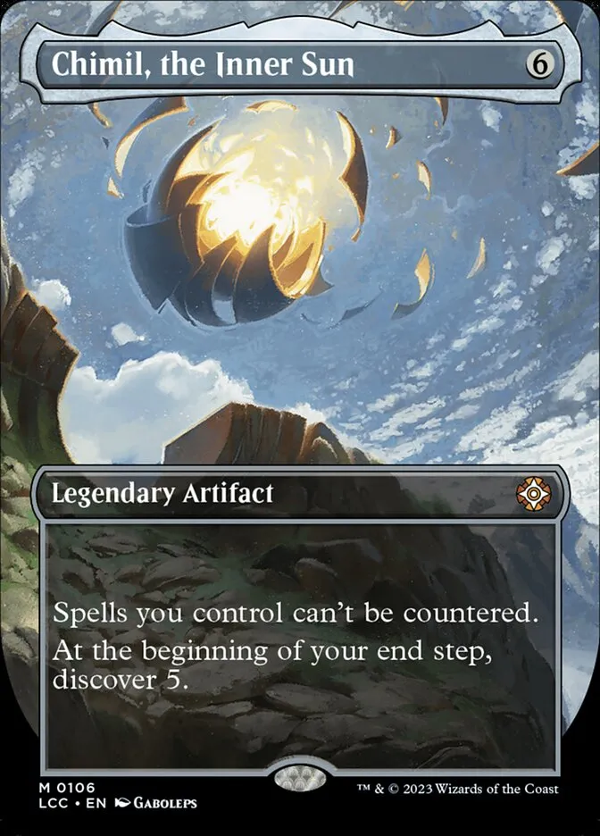 2023 The Lost Caverns of Ixalan Commander Chimil, the Inner Sun #106 mythic card image
