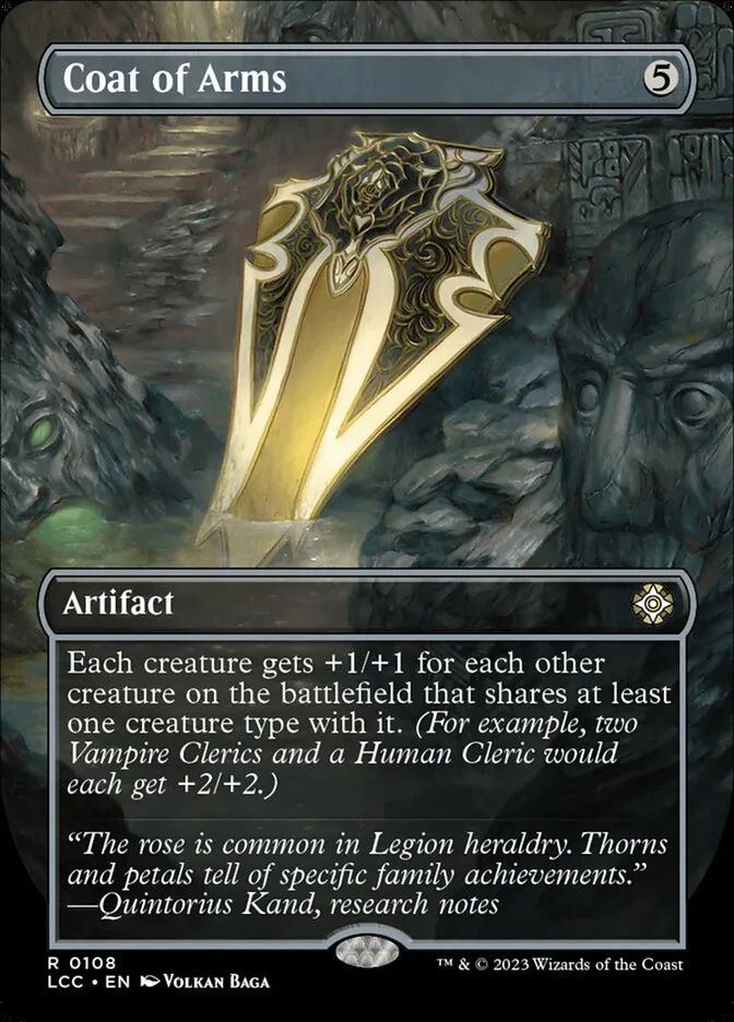 2023 The Lost Caverns of Ixalan Commander Coat of Arms rare #108 rare card image