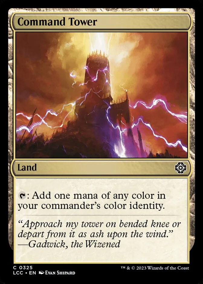 2023 The Lost Caverns of Ixalan Commander Command Tower common #325 common card image