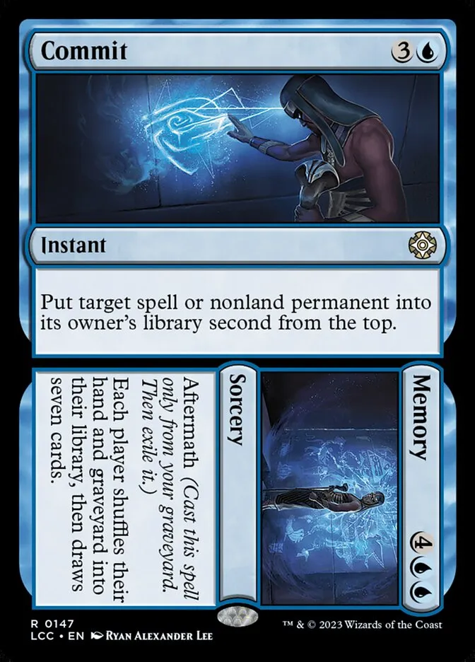 2023 The Lost Caverns of Ixalan Commander Commit // Memory rare #147 rare card image