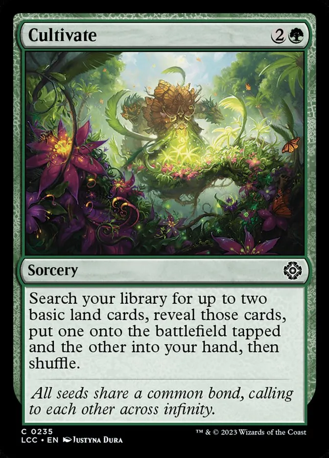 2023 The Lost Caverns of Ixalan Commander Cultivate #235 common card image
