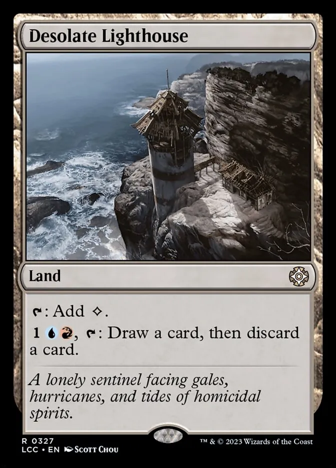 2023 The Lost Caverns of Ixalan Commander Desolate Lighthouse #327 rare card image